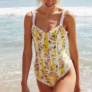 NWT For Love and Lemons One Piece Swim- size small